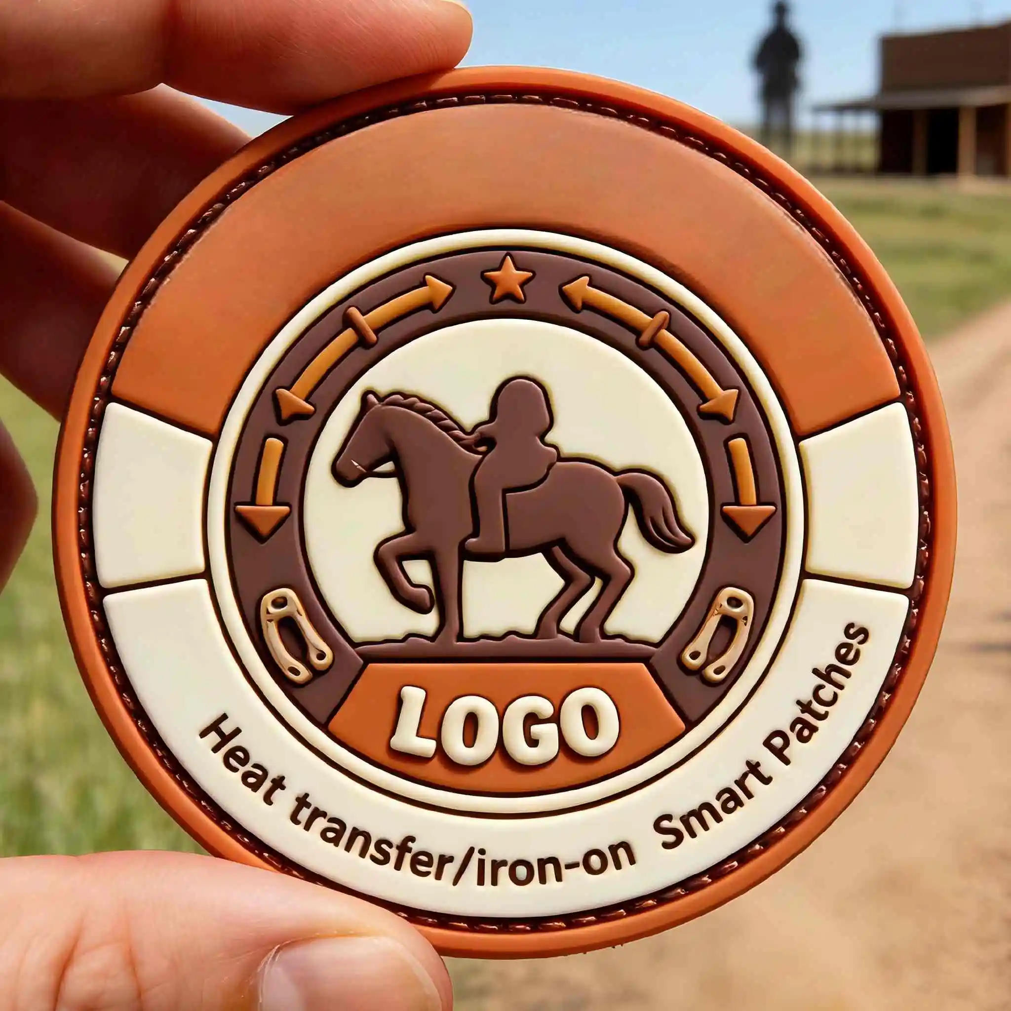 Parche nombre personalizado 3D efecto desgastado termoadhesivo - imagen 4