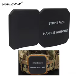 VULPO Chaleco tactico con placas EVA y placa simulada Airsoft