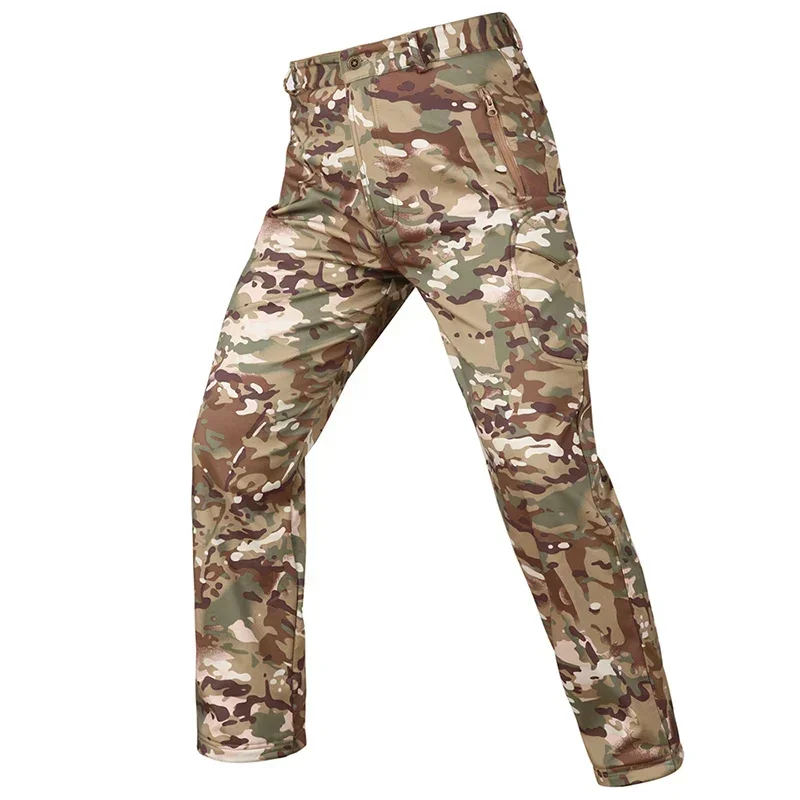 Pantalones tácticos SoftShell invierno impermeables caza - imagen 3