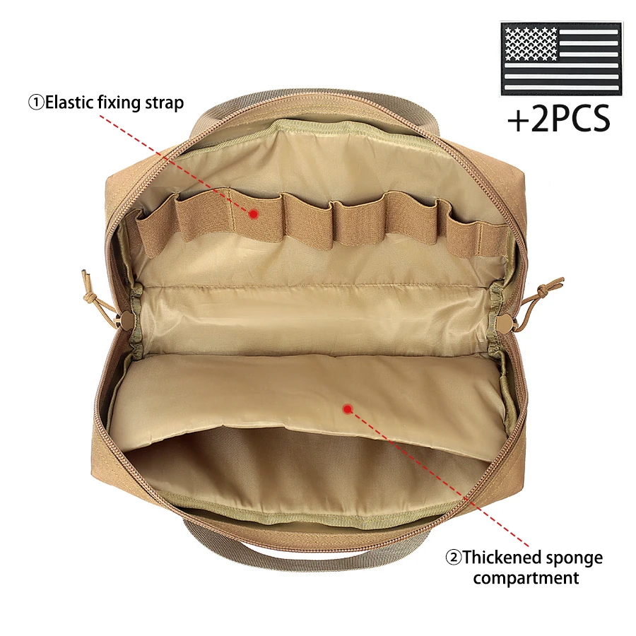 Funda táctica organizadora para accesorios con protección acolchada - imagen 3