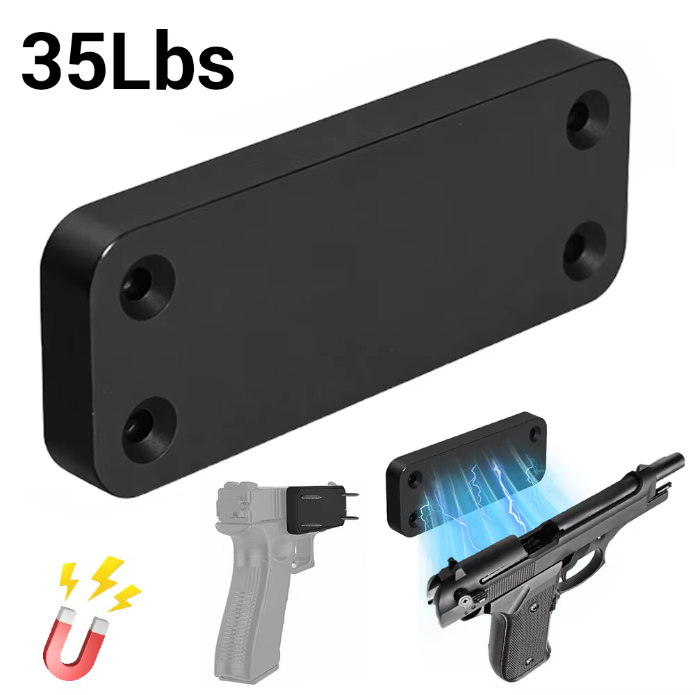Soporte magnético con funda de goma para pistola y revólveres