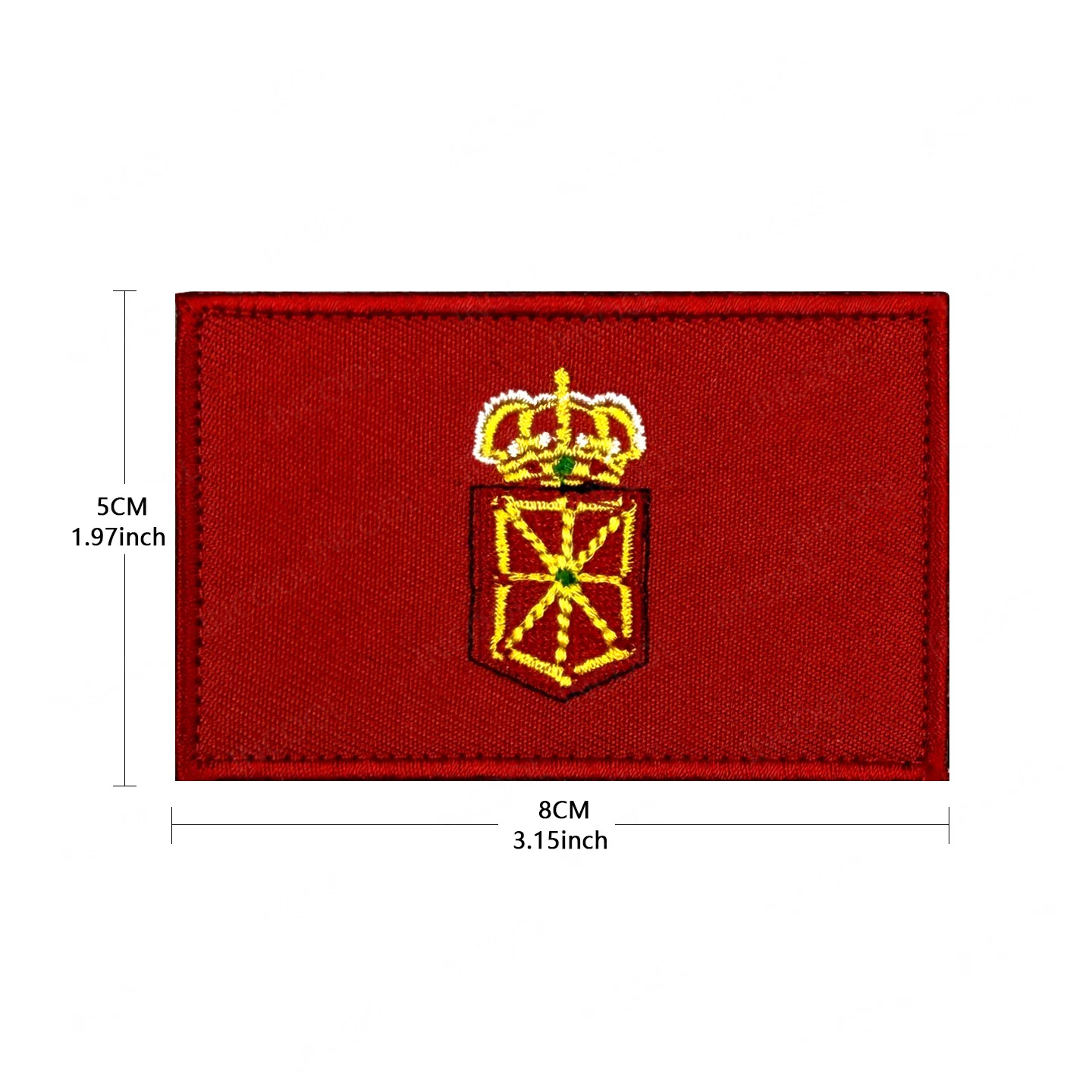 Parches bordados bandera de España PVC reflectantes IR - imagen 4