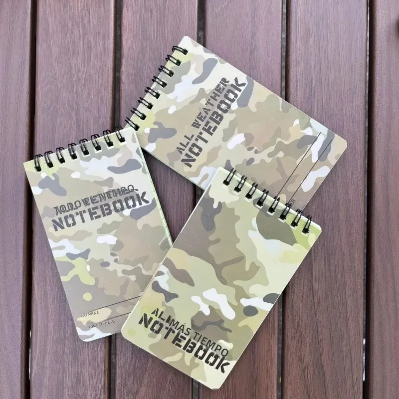 Cuaderno impermeable táctico con mapa – Outdoor cuadrado ripstop - imagen 4