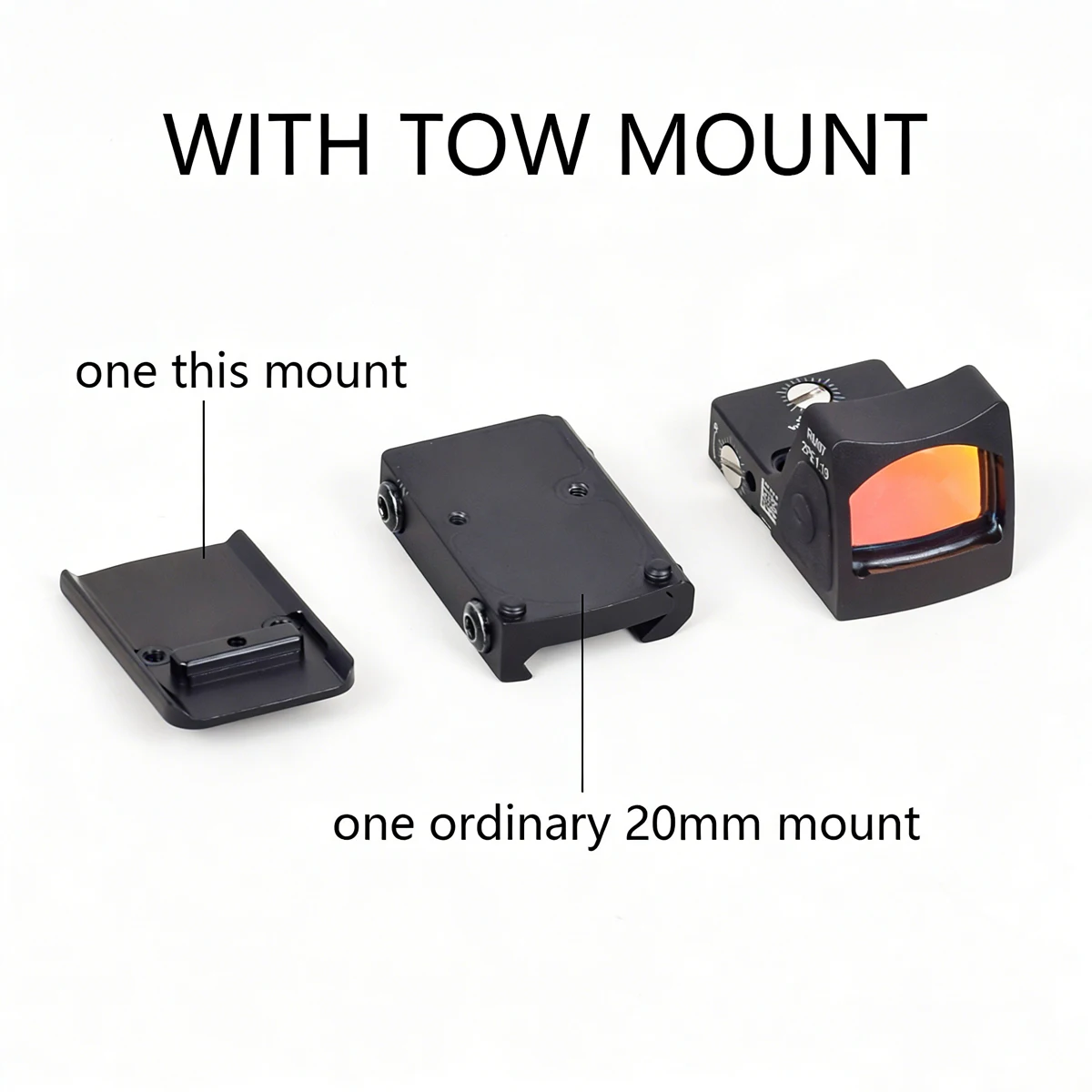 GLOCK visor punto rojo colimador reflex para carril 20mm - imagen 4