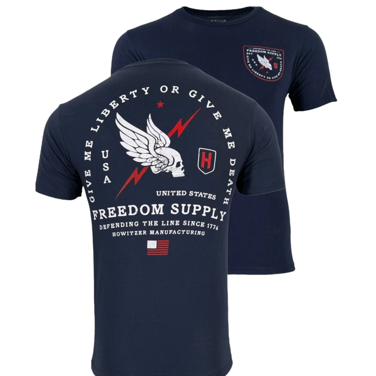 Freedom Line Camiseta táctica Howitzer de algodón para hombre - imagen 4