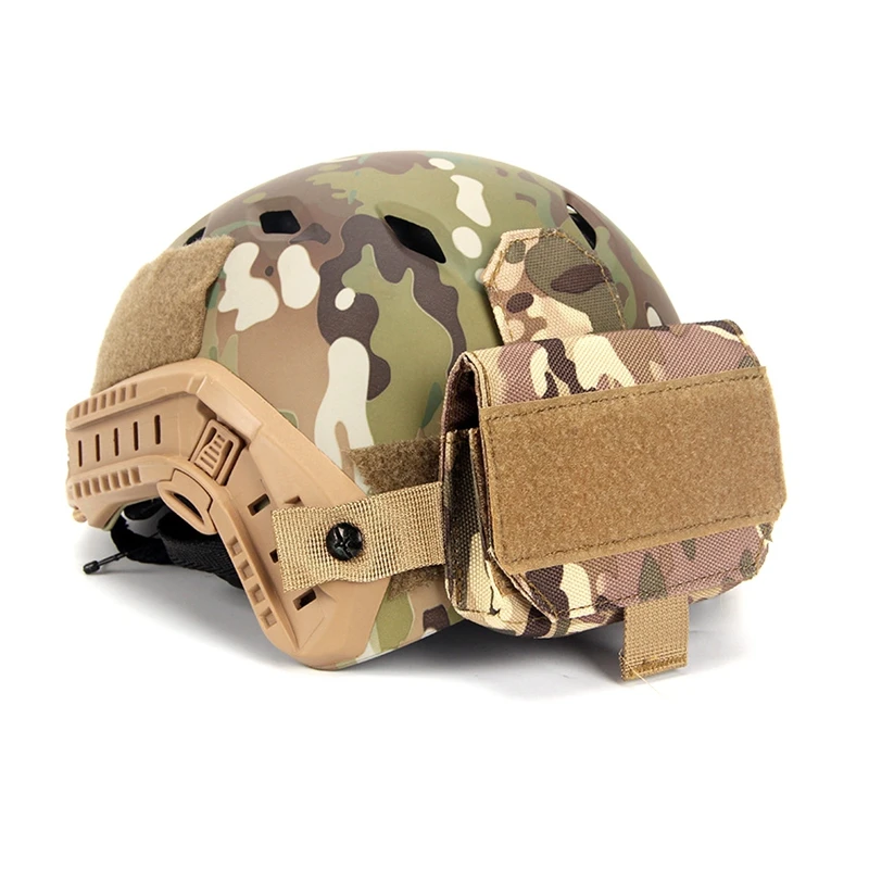 Paquete Contrapeso Casco Táctico Mich Fast – Bolsa Baterías Militar