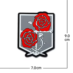 Parche táctico PVC gancho goma emblema hombro militar exterior