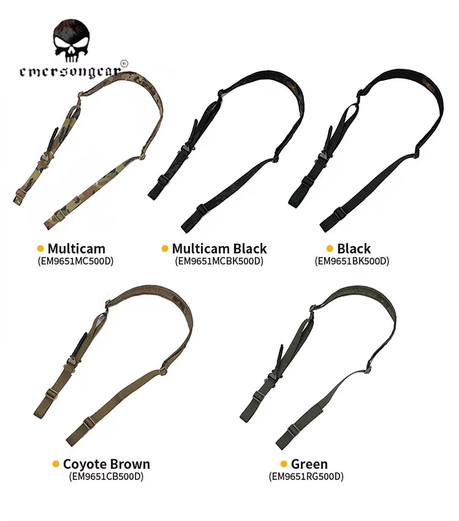 Emersongear eslinga rifle dos puntos – ajuste rápido táctico