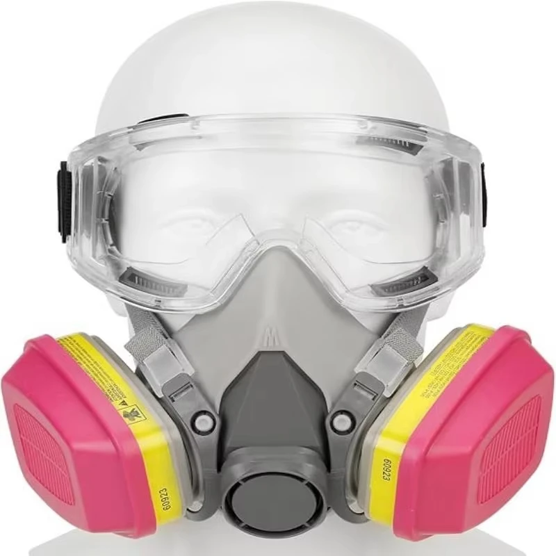 Respirador de media máscara con filtro para pintura en aerosol - imagen 4