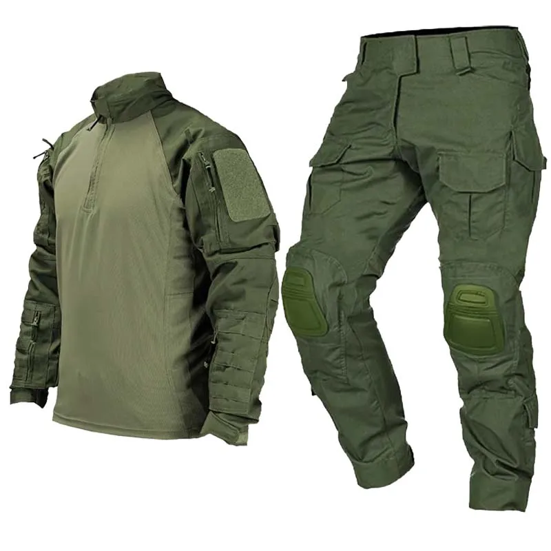 Equipo táctico hombre con camisa capucha y pantalón cargo - imagen 2