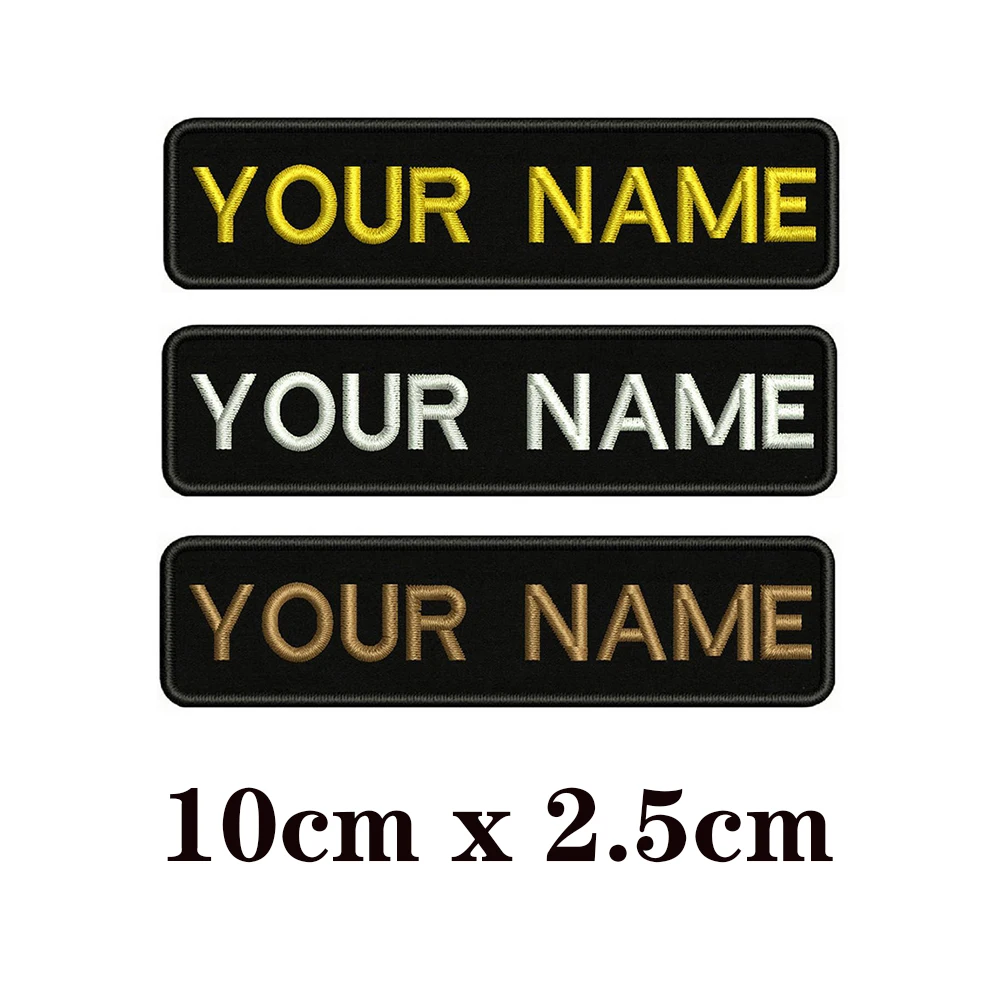 Parche personalizado con nombre y número 10x2,5 cm - insignias a rayas - imagen 2