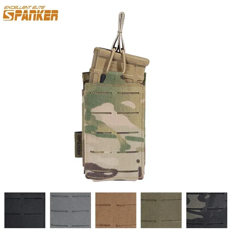 Bolsa tactica MOLLE para revistas - doble capa magnetica M4/M16/AK/AR