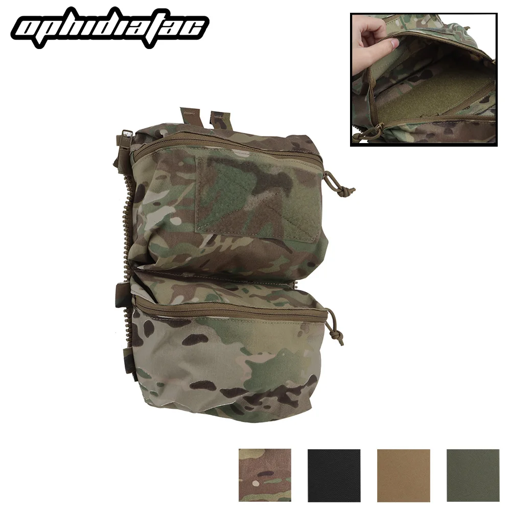OPHIDIAN Panel trasero MOLLE universal V5 con bolsa doble para chaleco - imagen 5