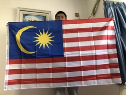 Bandera de Malasia 90x150 cm – Poliestireno decorativa Collection