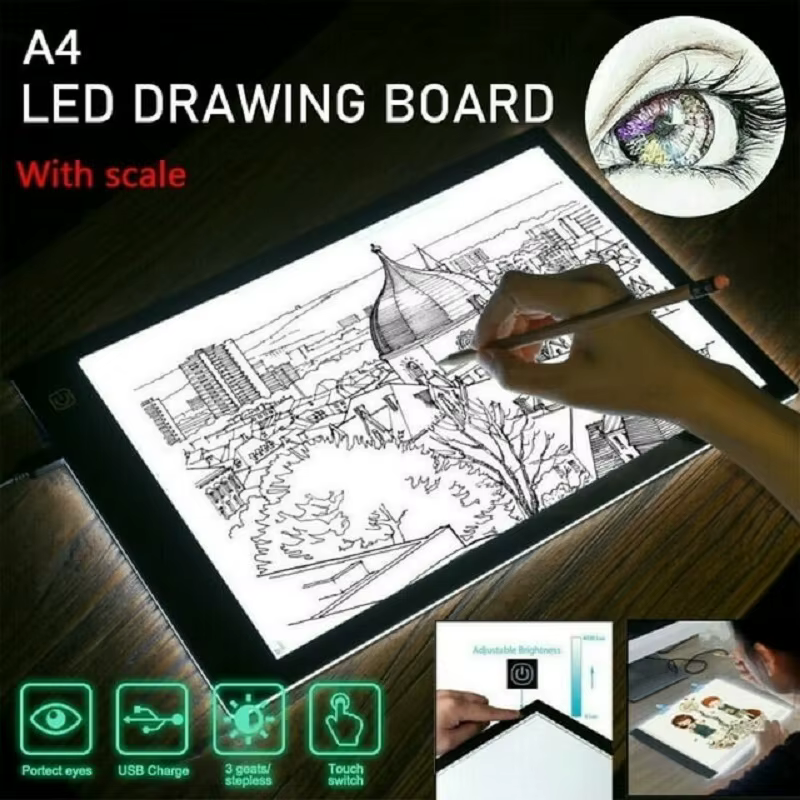 Caja luz LED diamond painting – Iluminación rastreo protección ocular - imagen 4