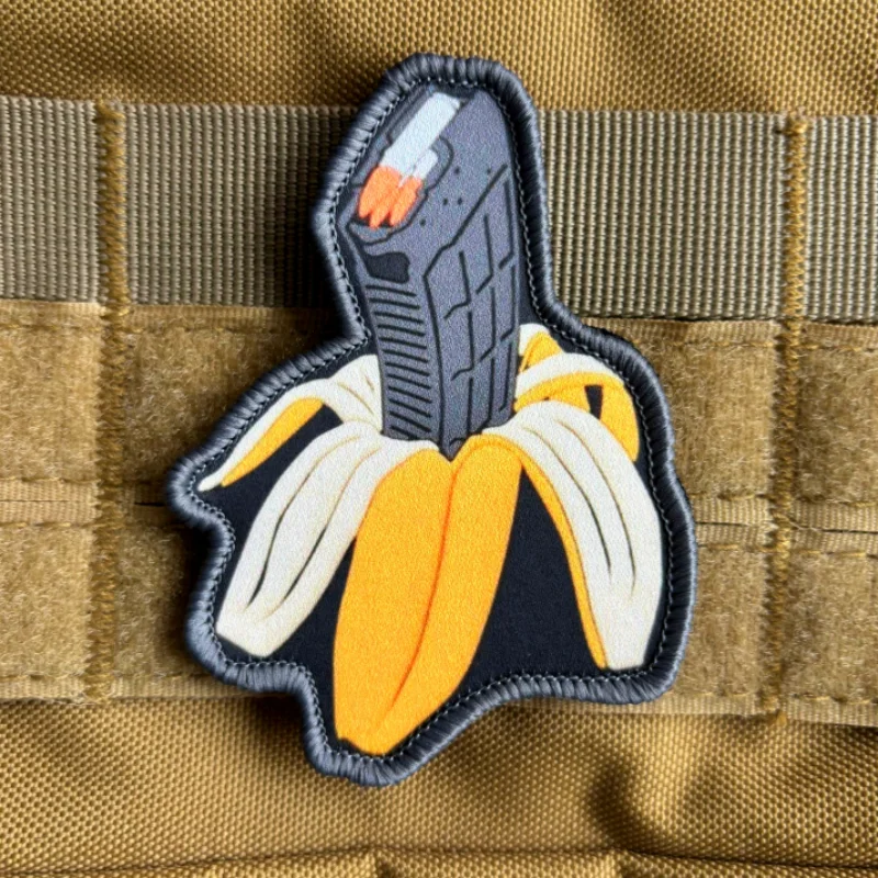 Parche táctico Banana Magazine con gancho y bucle para MOLLE - imagen 3