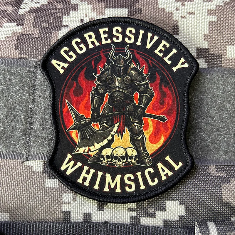 Parche táctico Morale Hell Knight con gancho y bucle brazalete - imagen 2