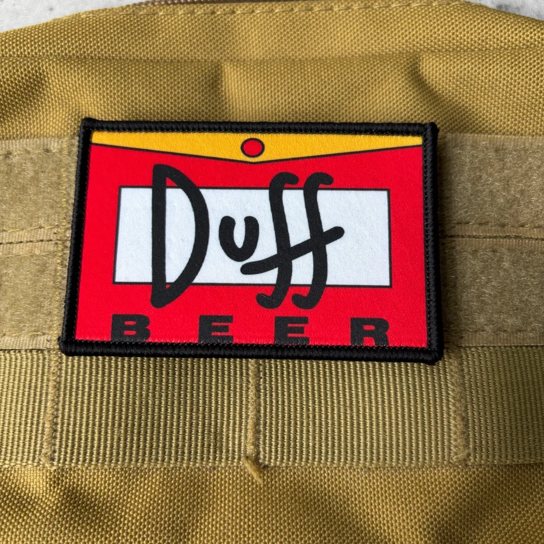 Parche táctico Duff de gancho y bucle impreso para mochila y ropa