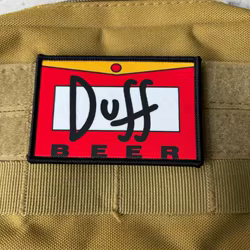 Parche táctico Duff de gancho y bucle impreso para mochila y ropa