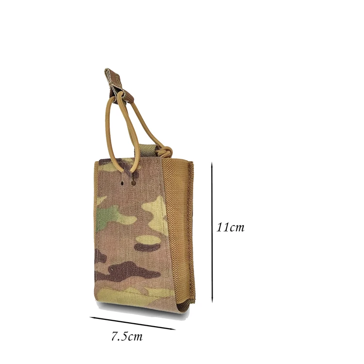 Bolsa en configuración sobre portaplacas