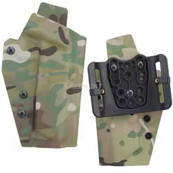 Funda Kydex TII 2011 oculta para cinturón táctico con clip seguro