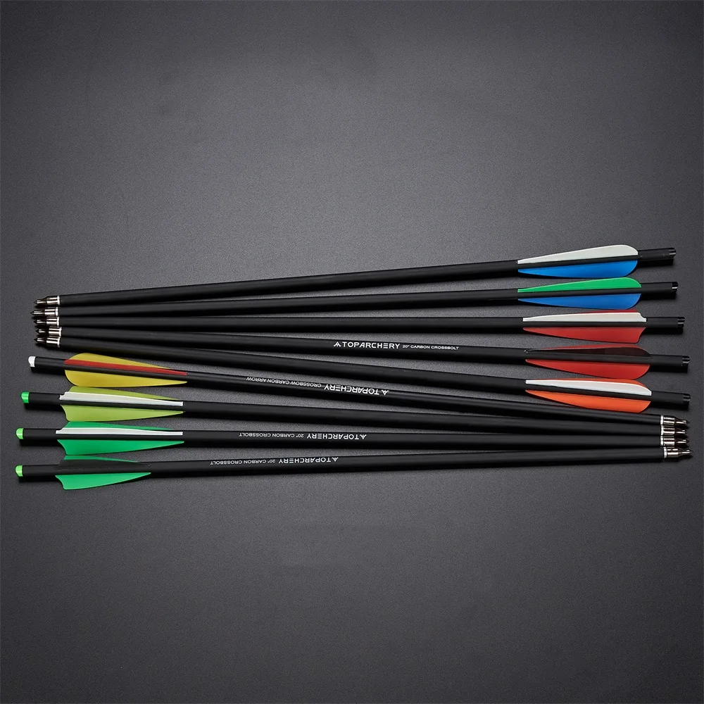 Flechas para ballesta carbono mixto de precisión para tiro