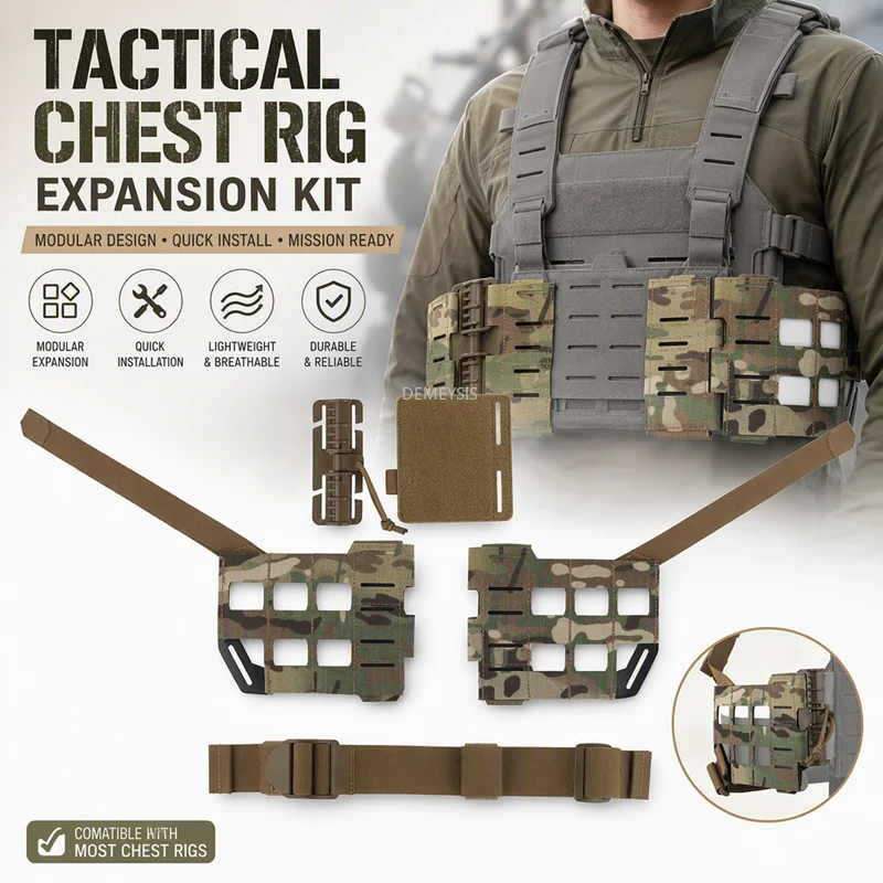 Kit de expansión MOLLE para chaleco táctico modular - imagen 5