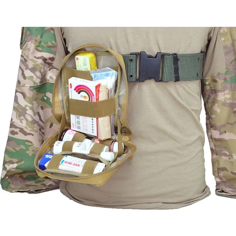 Bolsa táctica Molle para botiquín de primeros auxilios y emergencias - imagen 3