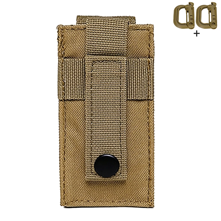 Bolsa herramientas táctica nylon MOLLE con linterna - imagen 2