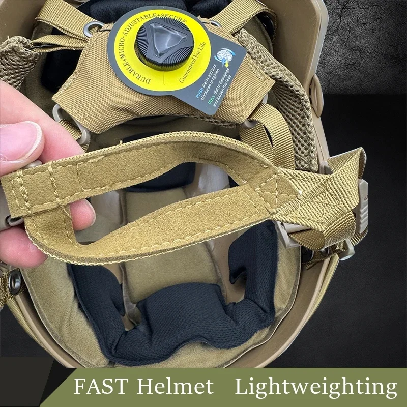 Casco táctico FAST 3.0 ABS ligero con suspensión ajustable - imagen 5