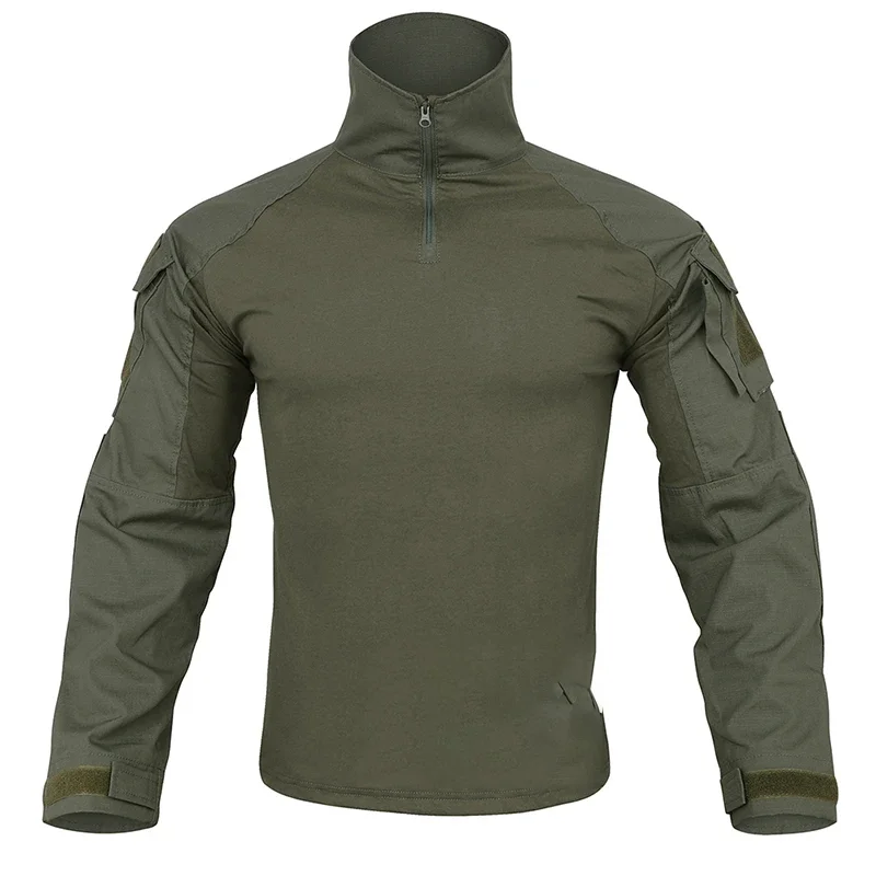 Camisa táctica camuflaje de manga larga con cremallera frontal - imagen 5