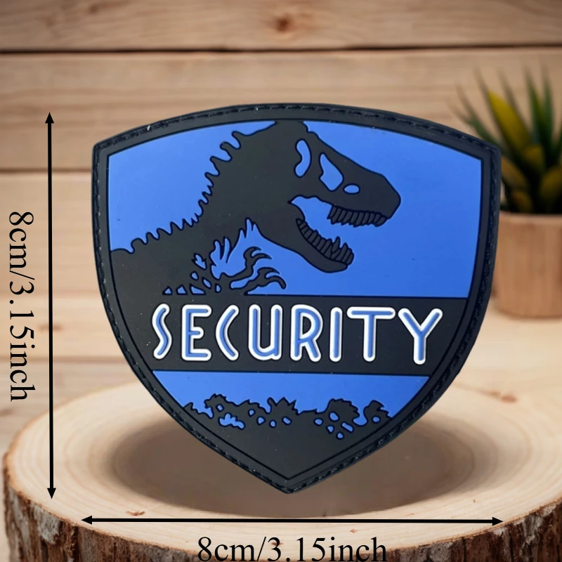 Parche PVC 3D de seguridad: insignia táctica para ropa y equipo