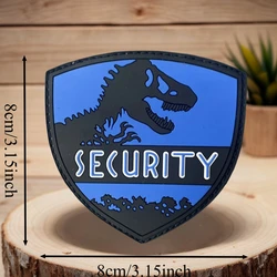 Parche PVC 3D de seguridad: insignia táctica para ropa y equipo