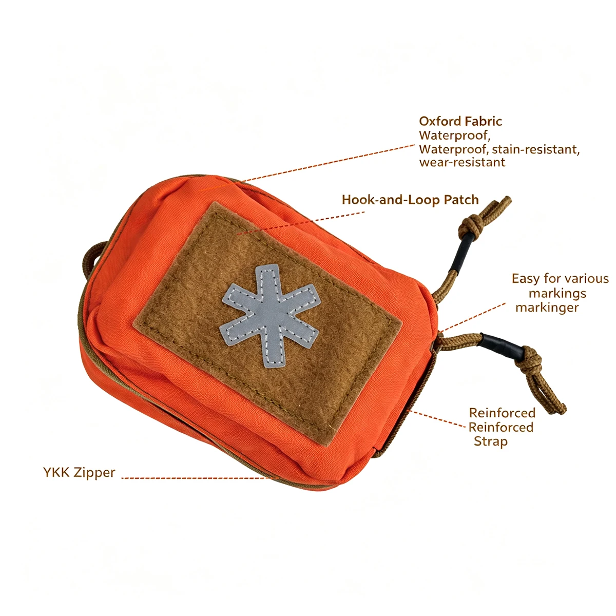 Bolsa táctica MOLLE de primeros auxilios para emergencias - imagen 5
