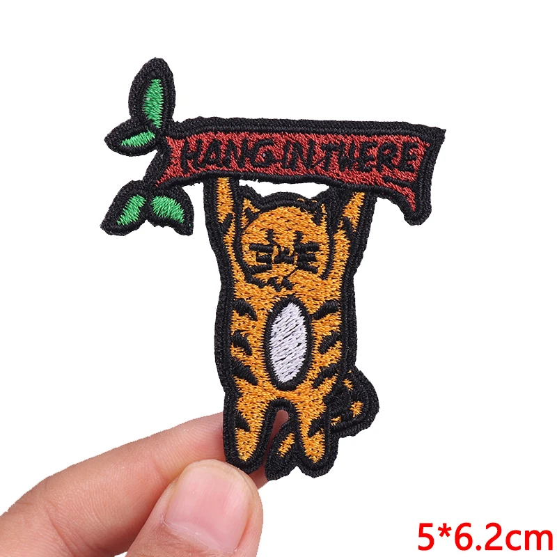 Parche táctico bordado termoadhesivo – Diseño animal para uniforme - imagen 4