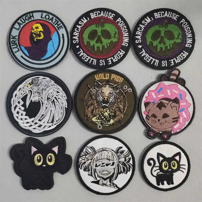 Parche gato Donut en mochila