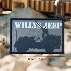 Brazalete táctico MOLLE Willys Jeep Segunda Guerra Mundial