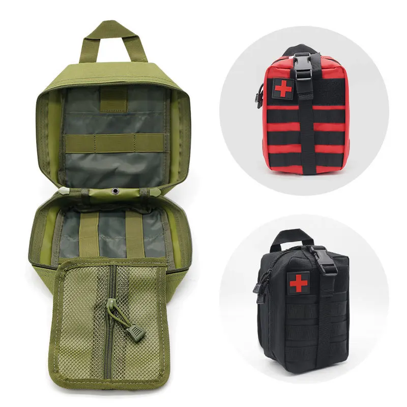 Bolsa táctica botiquín MOLLE EMT para primeros auxilios exteriores SOS - imagen 3
