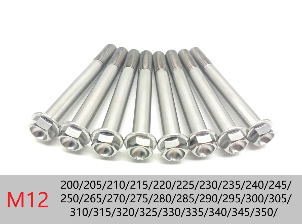 Tornillo de titanio M12 vástago largo – Alta resistencia táctica - imagen 2