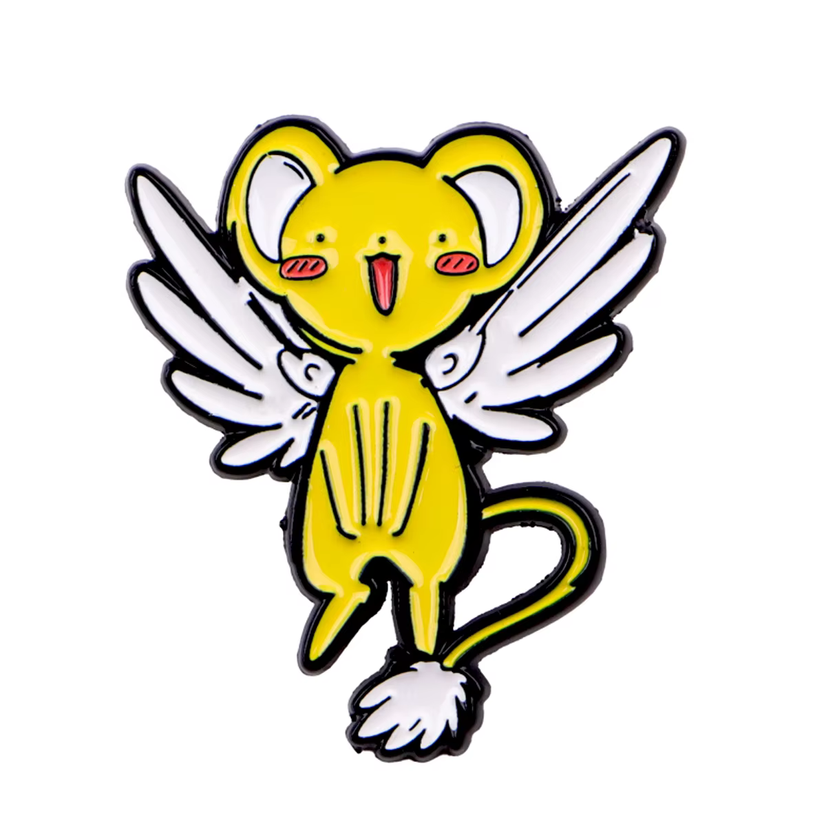 Pin esmaltado de gato para mujer con detalle anime