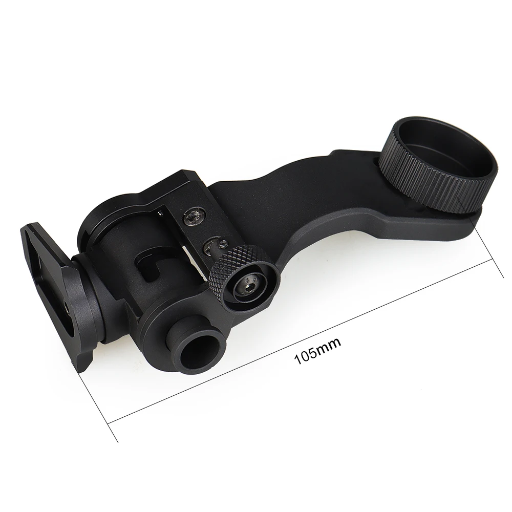Soporte NVG PVS14 de aluminio con adaptador L4G24 y riel dovetail - imagen 2