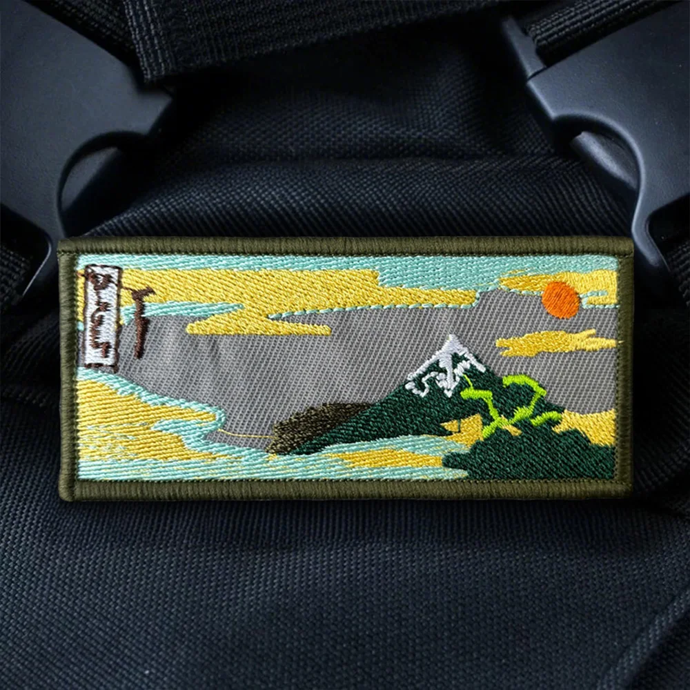 Parche para mochila con estilo táctico