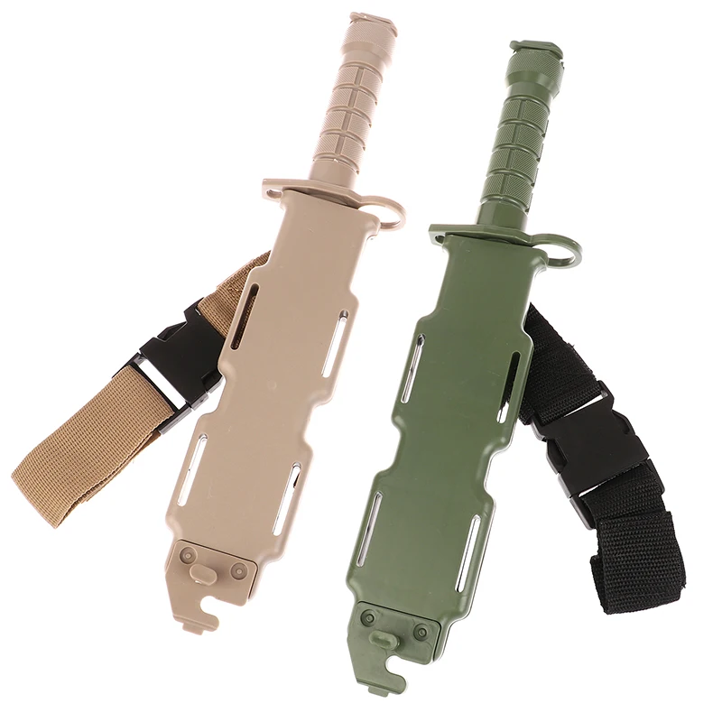 Cuchillo táctico M9 de goma para airsoft y entrenamiento militar - imagen 4