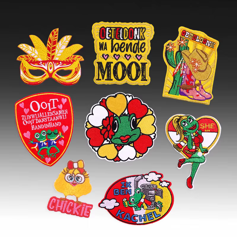 Parches aplicados en prendas y accesorios