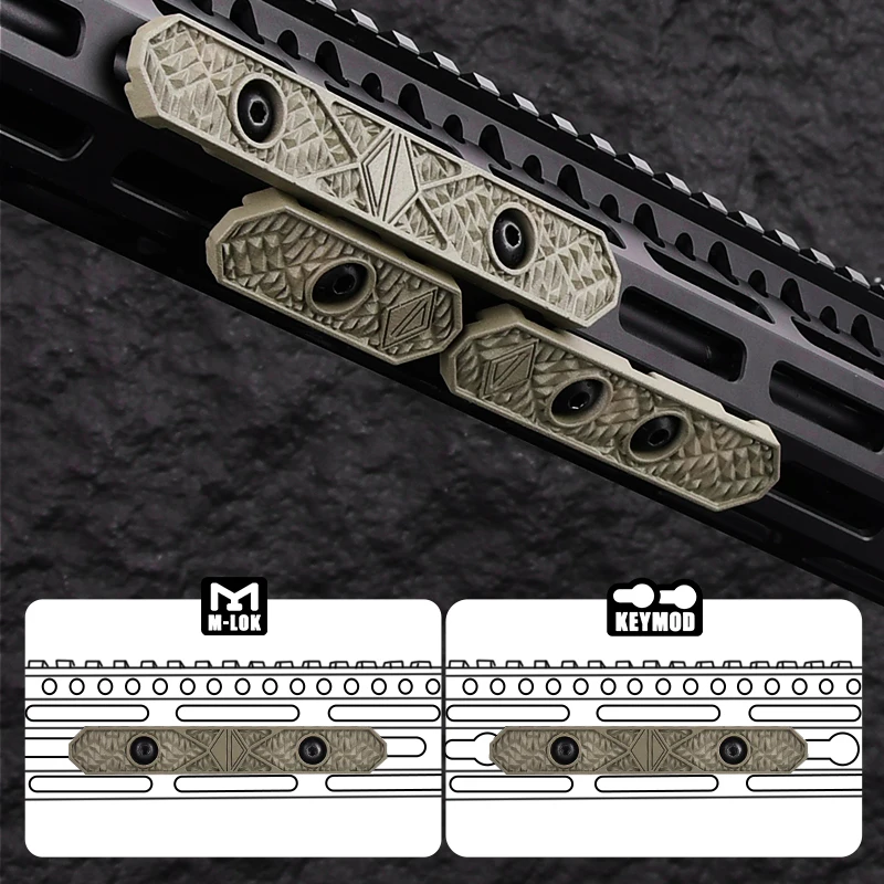 WADSN M-LOK cubierta antideslizante para riel KEYMOD MR - imagen 2