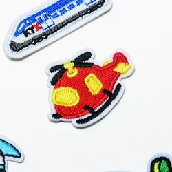 Parche bordado termoadhesivo vehículos infantiles – coser o planchar