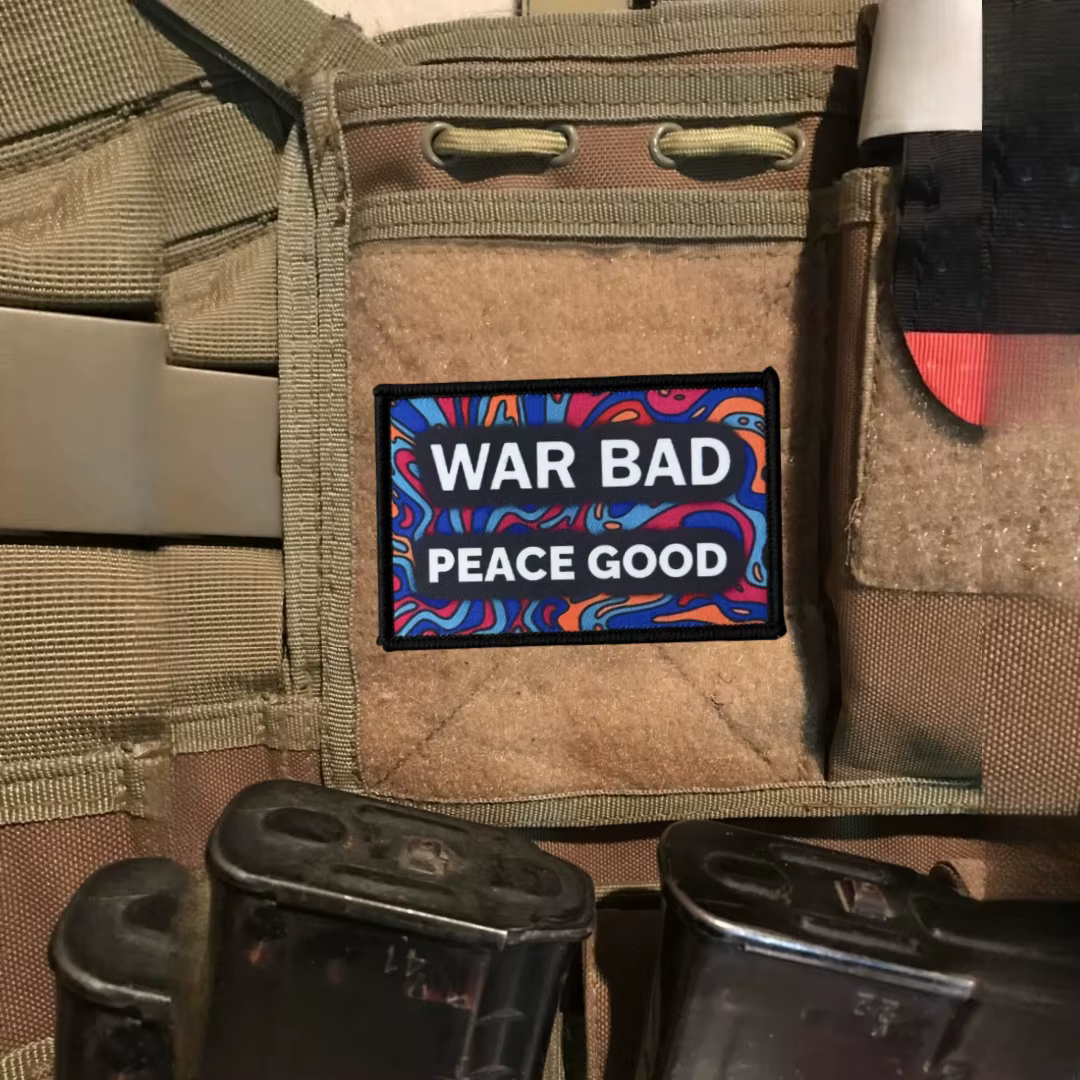 War Bad Tobs Parche militar insignia - moral divertida para ropa - imagen 2