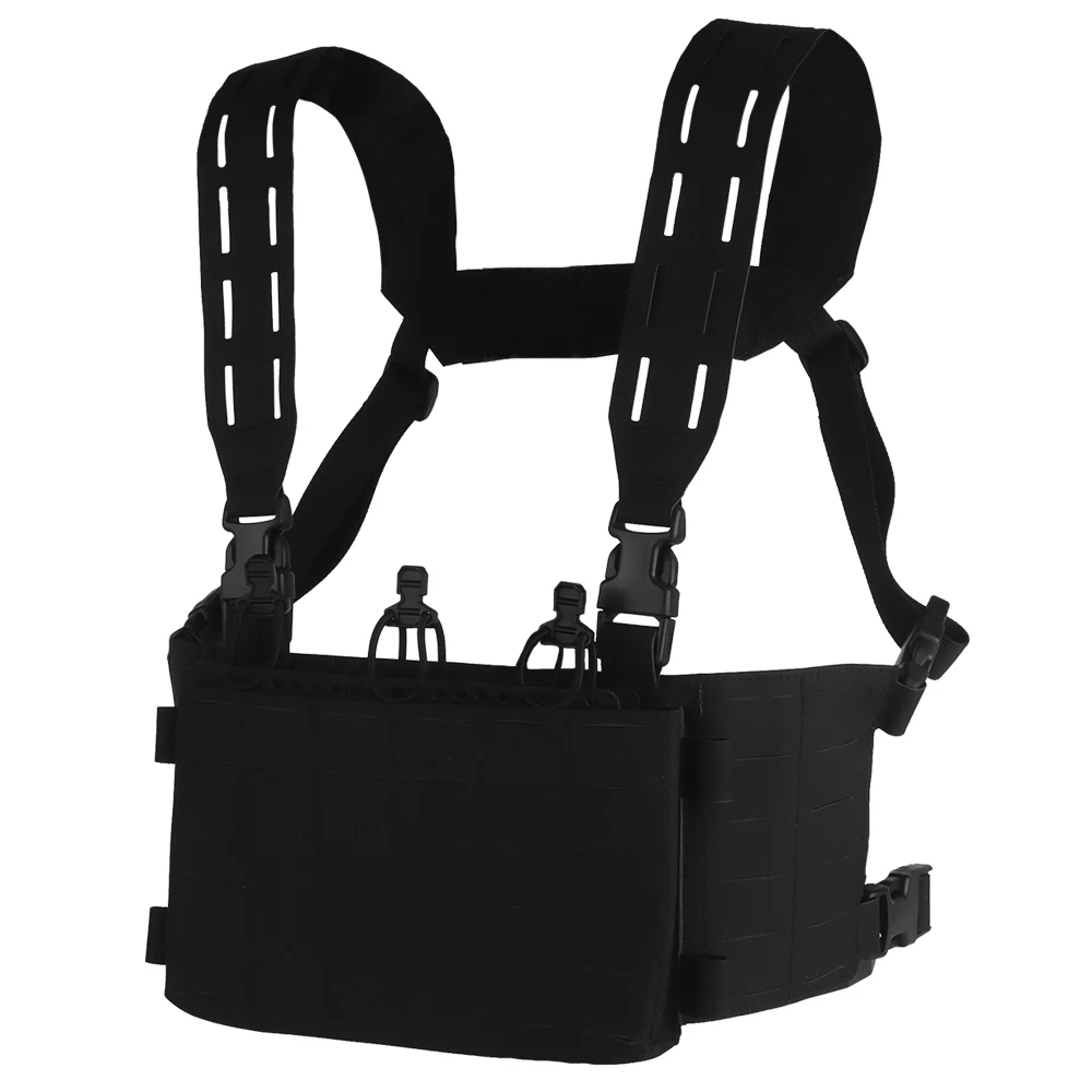Chaleco táctico MOLLE modular para caza y entrenamiento de tiro - imagen 3