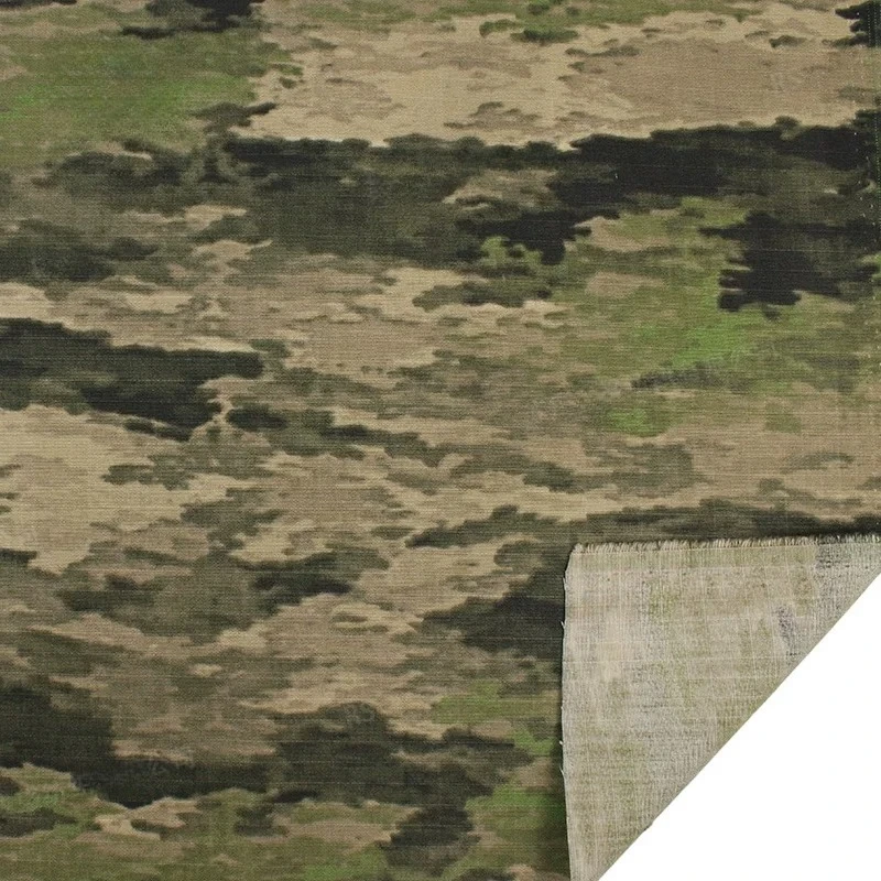 Tela táctica camuflaje urbano A-TACS-FG de nailon y algodón a cuadros - imagen 4