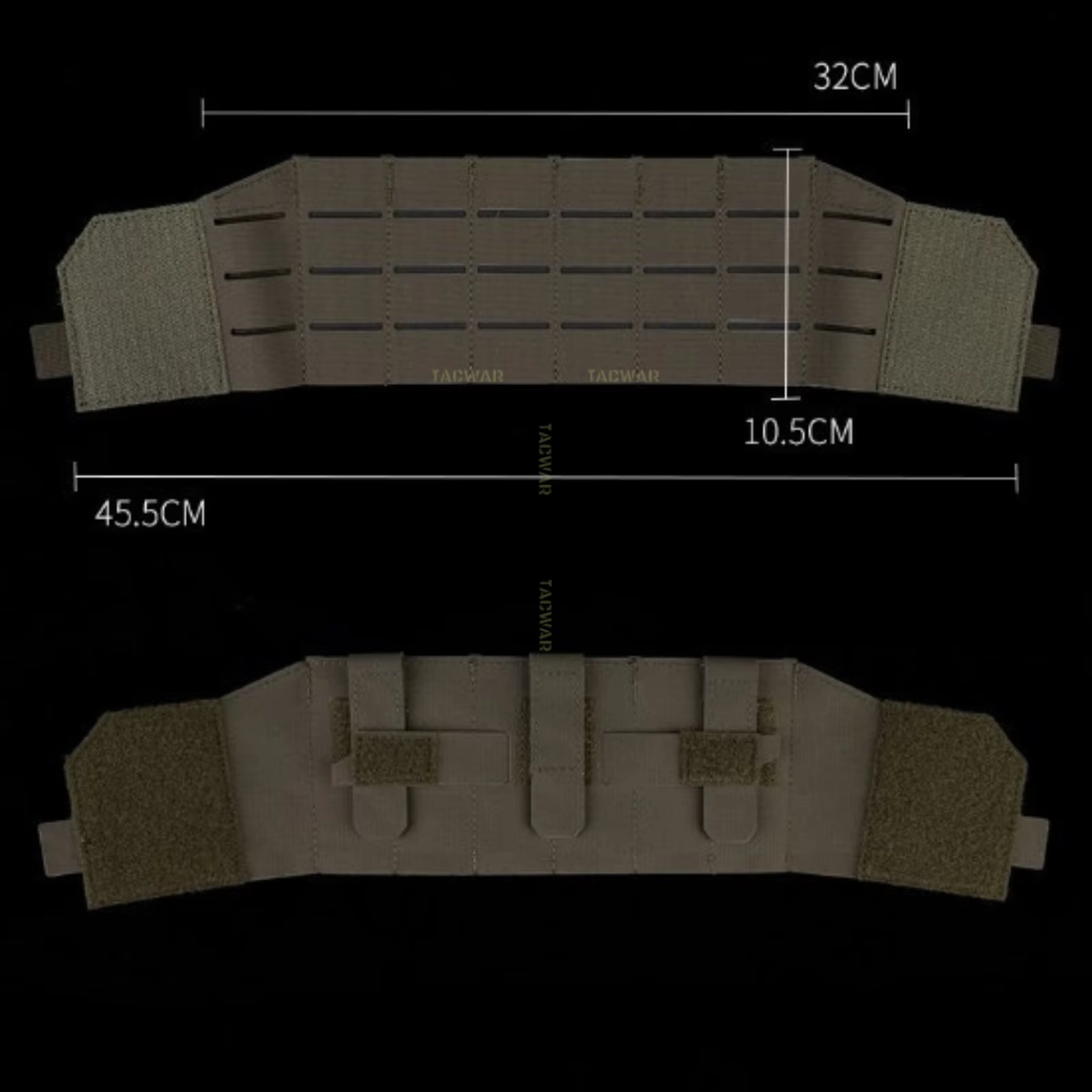 Portaplacas MOLLE Airsoft sistema modular segunda capa K-Z - imagen 2